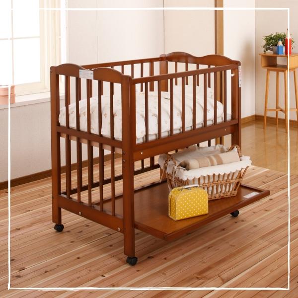 ミニアン 布団付 ] 日本製 キンタロー ベビーベッド ハイタイプ ミニ  