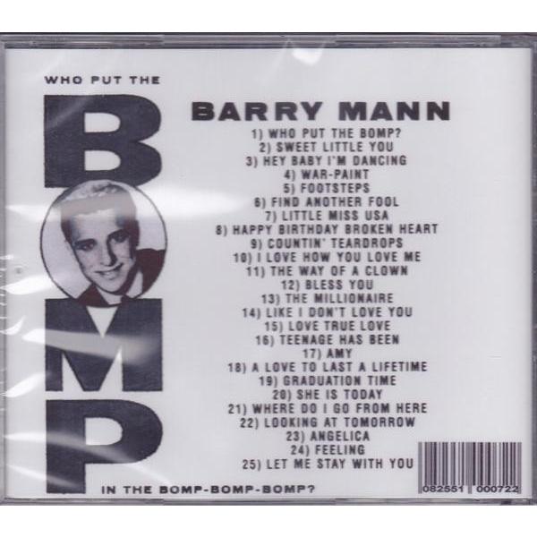 Barry Mann バリー・マン/who put the bomp in the bomp bomp bompCD ...