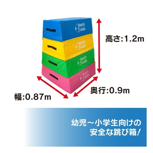 ソフト跳び箱 大 4段 EVA スポンジ 体操器具 ソフト器具 安全