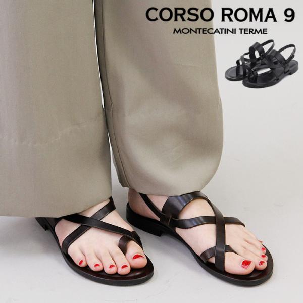 89%OFF!】 サンダル CORSO ROMA，9 コルソローマ9ミュール レザー