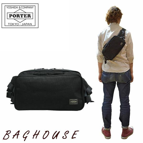【新品同様】PORTER ポーター ハイブリッド ボディバッグ 17805 PORTER ポーター ハイブリッド ウエストバッグ 737-17805 吉田カバン