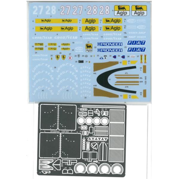 １/20 643 日本GP セット スタジオ27 1/20 フェラーリ 643 日本 GP 1991 トランスキット