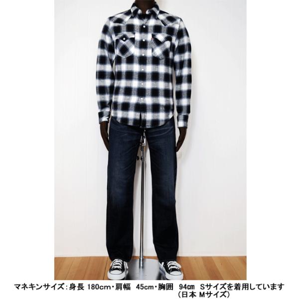 Levi's リーバイス 66986 チェック 長袖 ウエスタンシャツ メンズ