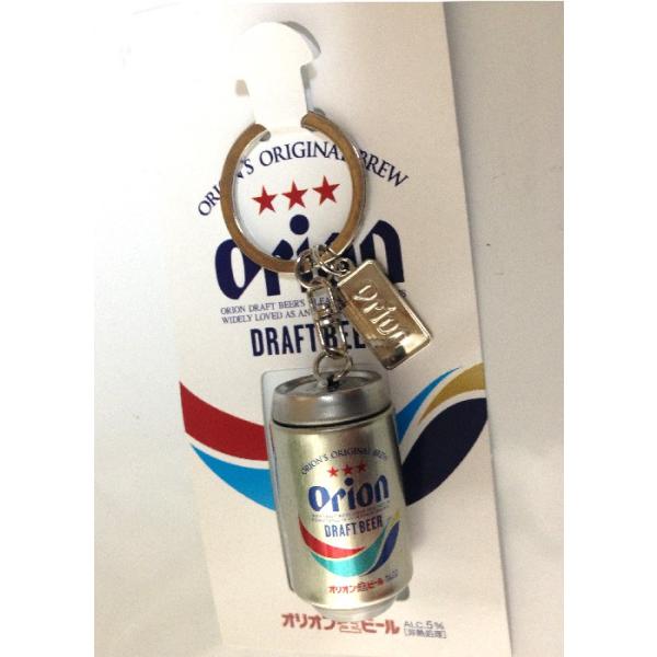 キーホルダー オリオンビール歴代缶 シャンパンゴールド Orion beer