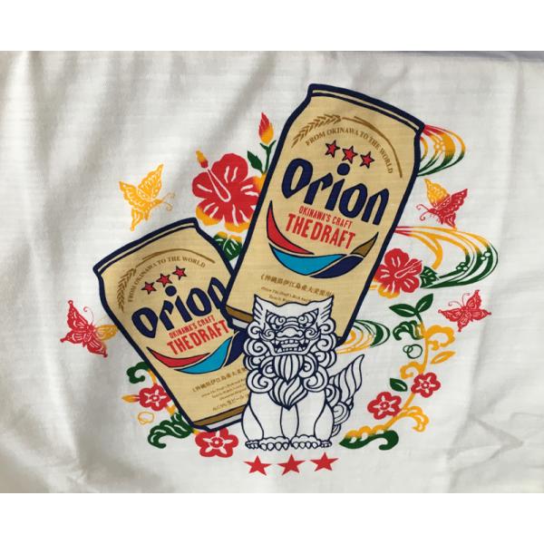 オリオンビールシーサーTシャツ 白 ホワイト 新ロゴ /【Buyee