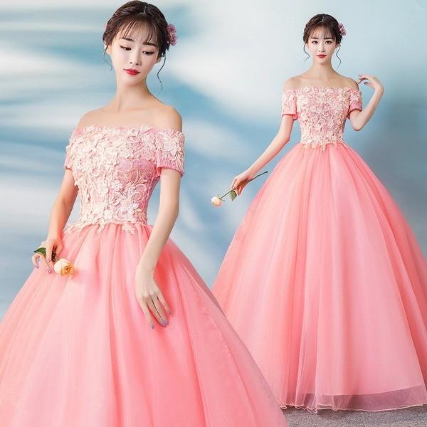 花びら ロング マキシ丈 ウェディングドレス 森ガール系 ゆったり