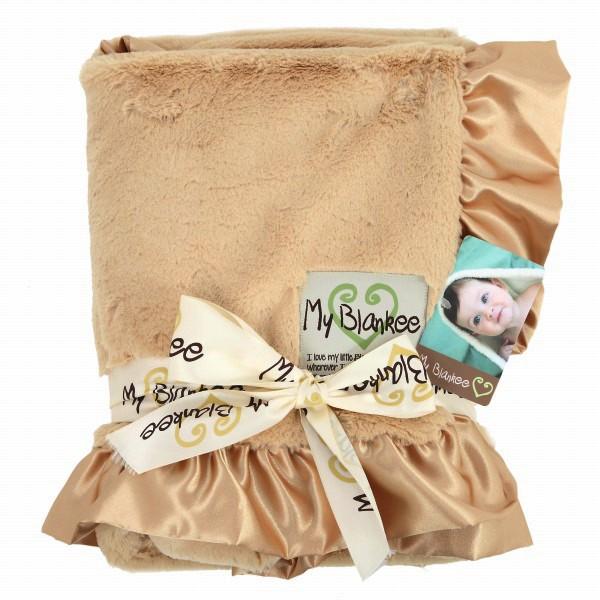 マイブランキー/my blankee ラックス ブランケット サテン フリル Luxe Blanket Satin Ruffle