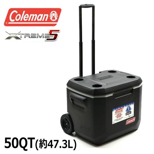 コールマン Coleman クーラーボックス エクストリーム ホイール クーラー 50QT 大型 約47L アウトドア キャンプ キャスター付  3000005145 BLACK /【Buyee】 Buyee - Japanese Proxy Service | Buy from Japan!