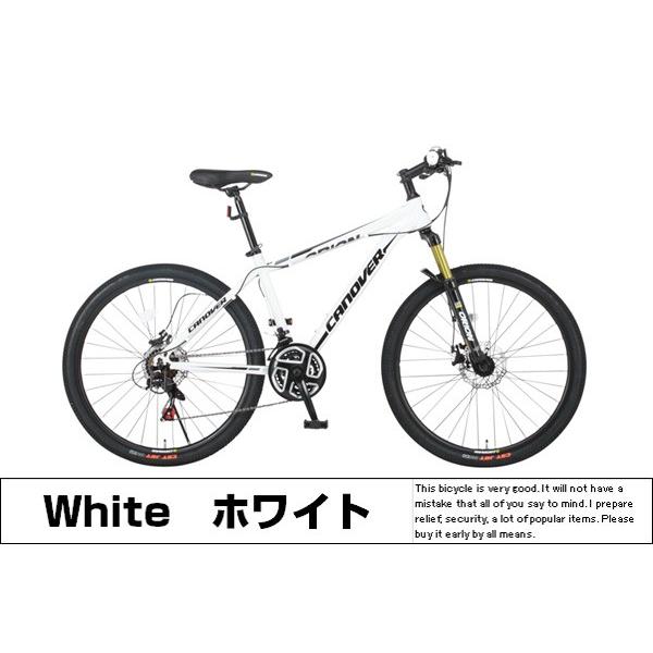 CANOVER マウンテンバイク SHIMANO 21段変速ホワイト 【公式通販】