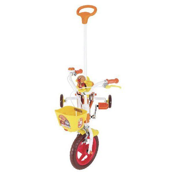 子供用自転車 12インチ それいけ アンパンマン カゴ 補助輪付 カジキリ