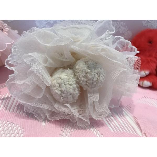 花付きドレスくまちゃん 2色 キーホルダー バックチャーム プレゼント