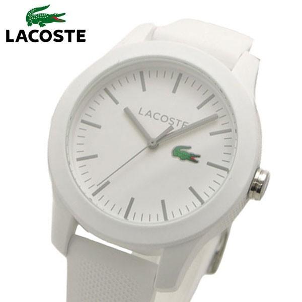 ラコステ LACOSTE 腕時計 ホワイト x シルバー レディース 女性用 38mm