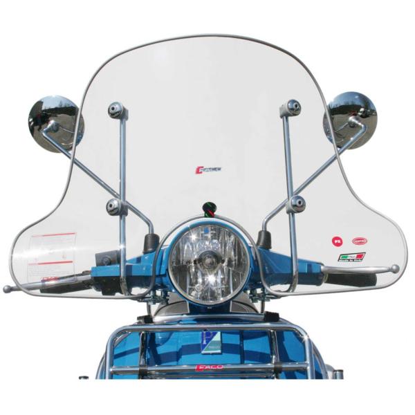 FACO フライスクリーン ミドル/クリア Vespa P/PX, LML /【Buyee