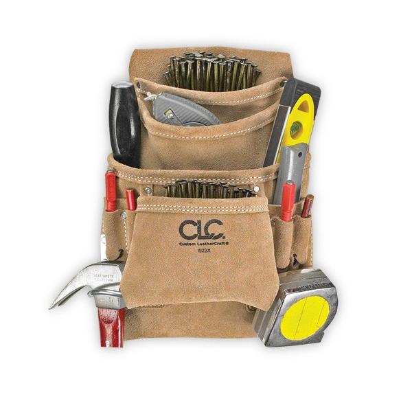 CLC I923X 腰袋 革 スエード 10ポケット 金ハンマーホルダー