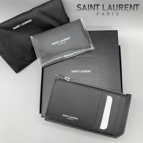 SAINT LAURENT サンローラン フラグメント ジップ ポーチ カードケース