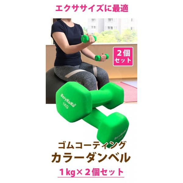 プロボクサーが愛用 筋トレ カラーダンベル 1kg グリーン 2個セット 正規品/12ヶ月保証 エクササイズ ダイエット 鉄アレイ 鉄アレー 器具  /【Buyee】 Buyee - Japanese Proxy Service | Buy from Japan!