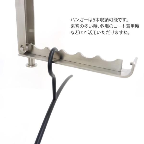 コートハンガー 折りたたみ式 壁付け コート掛け コートラック
