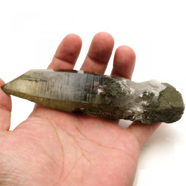 ラパ産ポイント-107-1 ガネッシュヒマール/ラパ産]ヒマラヤ水晶原石ナチュラルポイント