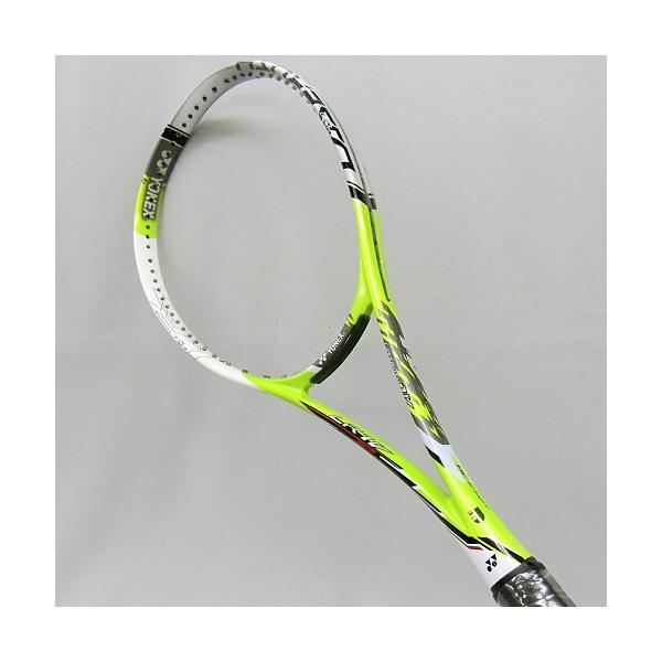 ソフトテニスラケット 前衛 ヨネックス レーザーラッシュ1V（ライム
