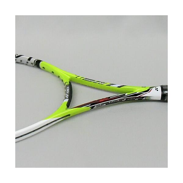 ソフトテニスラケット 前衛 ヨネックス レーザーラッシュ1V（ライム