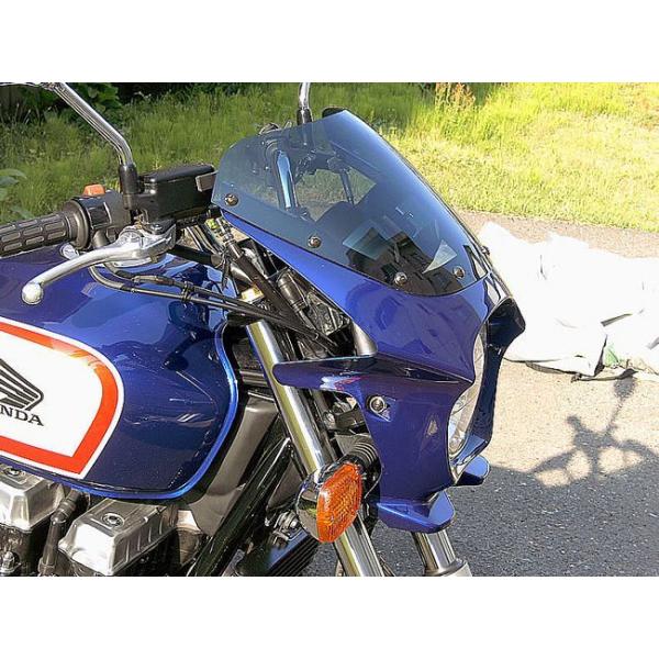 CB1300SF CB750 CB400SF 汎用ビキニカウル DS-01タイプAERO パールヘロンブルー 風防 カスタムパーツ /【Buyee】