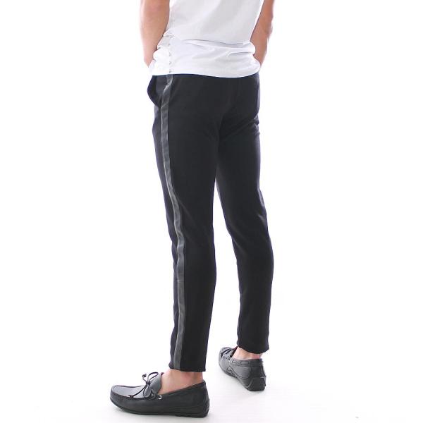 サイドライン ストレッチ ジョガーパンツ スキニーパンツ スウエット