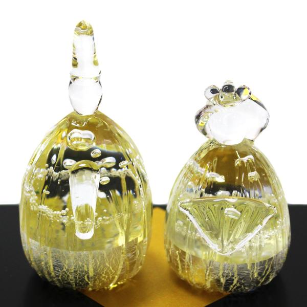 ガラスのお雛様 glass calico グラスキャリコ 華雛 ハンドメイド