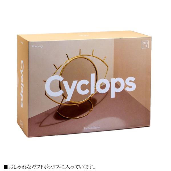 卓上鏡 卓上ミラー メイクミラー サイクロプス テーブルミラー ゴールド Cyclops Table Mirror Gold /【Buyee】