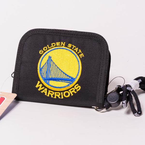 NBA WALLET GOLDEN STATE WARRIORS エヌビーエー 刺繍ロゴ入り財布