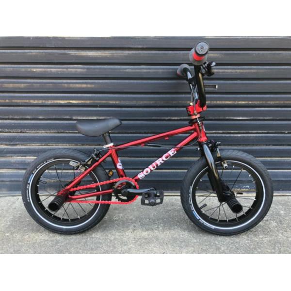 自転車BMX 子供14インチキッズバイクTNB PLUG 14 ジャイロ付きTIRE装着