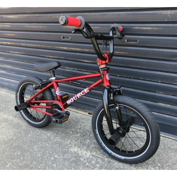 自転車BMX 子供14インチキッズバイクTNB PLUG 14 ジャイロ付きTIRE装着