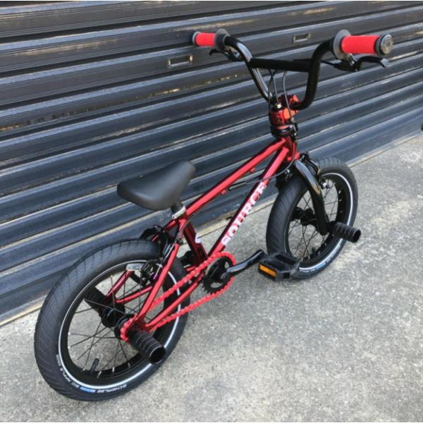 自転車BMX 子供14インチキッズバイクTNB PLUG 14 ジャイロ付きTIRE装着