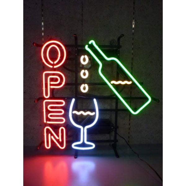 即納！』 WINE OPEN ワイン オープン （ネオン管 NEON SIGN ネオン