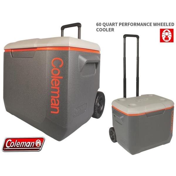 日本未発売品 Coleman コールマン クーラーボックス 60QT ホイール