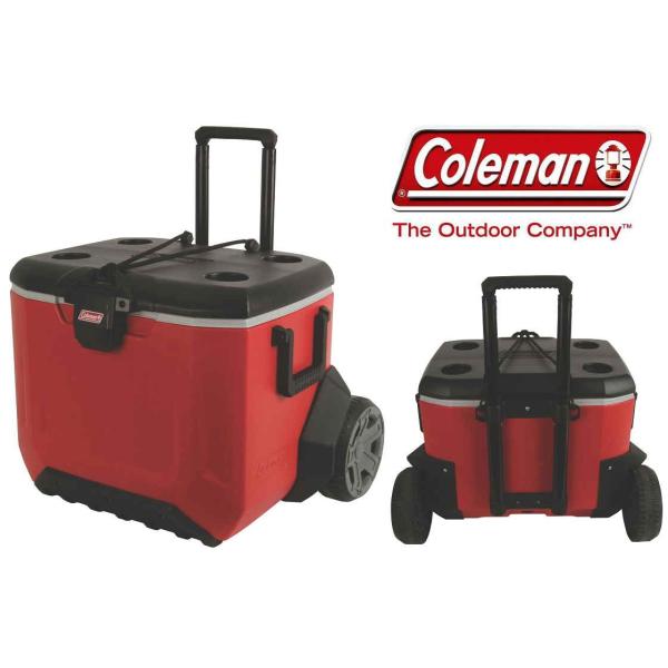 Coleman クーラーボックス コールマン 55QT RUGGED A/T WHEELED COOLER ラギッド ホイールクーラー キャスター付  /【Buyee】