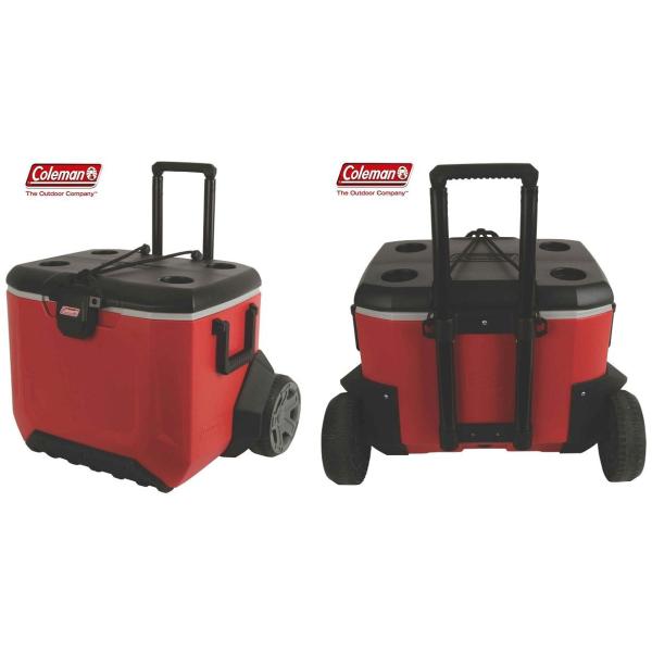 Coleman クーラーボックス コールマン 55QT RUGGED A/T WHEELED COOLER ラギッド ホイールクーラー キャスター付  /【Buyee】