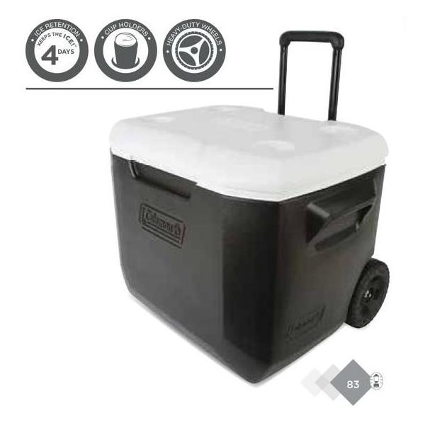 Coleman コールマン クーラーボックス 日本未発売品 60QT ホイール