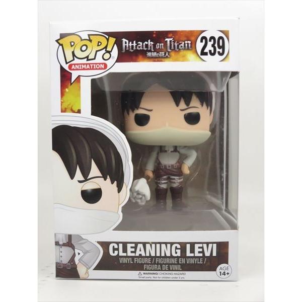 レアFUNKO POP! 進撃の巨人 リヴァイ兵長 バトル血飛沫限定版