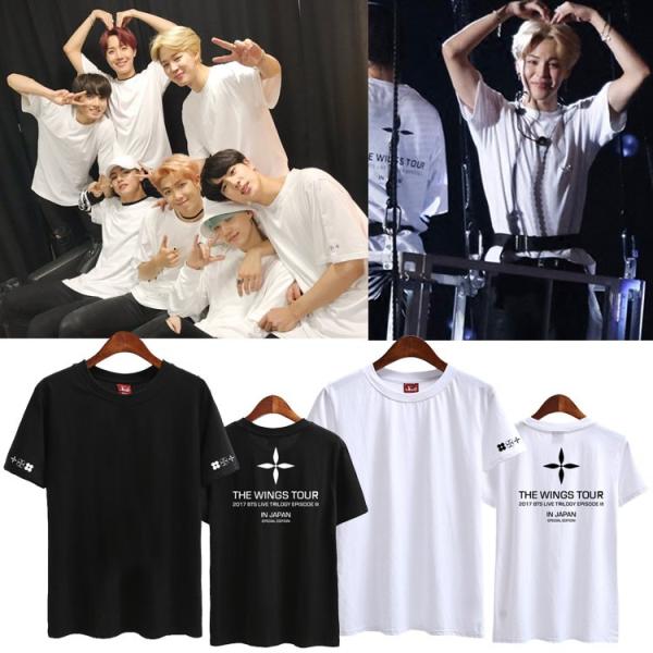 新品 BTS(防弾少年団) WINGS Tシャツ 半袖 打歌服 応援服 グッズ ...