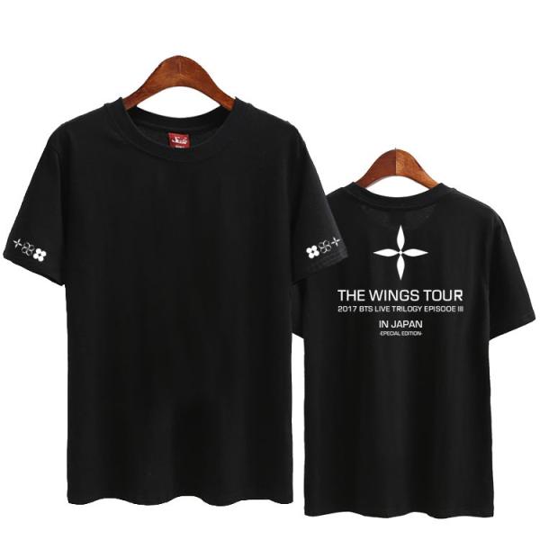 新品 BTS(防弾少年団) WINGS Tシャツ 半袖 打歌服 応援服 グッズ レディース メンズ 男女兼用 春夏Tシャツ 韓流グッズ  /【Buyee】 Buyee - Japanese Proxy Service | Buy from Japan!