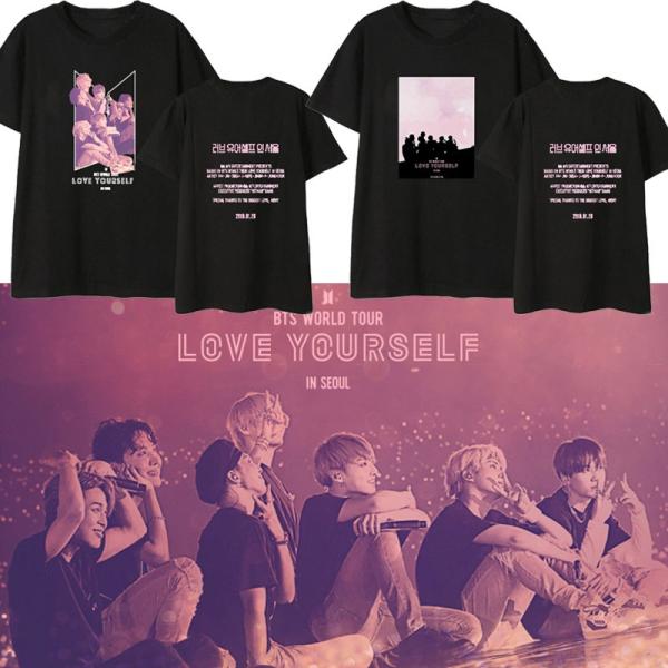 新品 BTS(防弾少年団) LOVE YOURSELF Tシャツ 半袖 打歌服 応援服