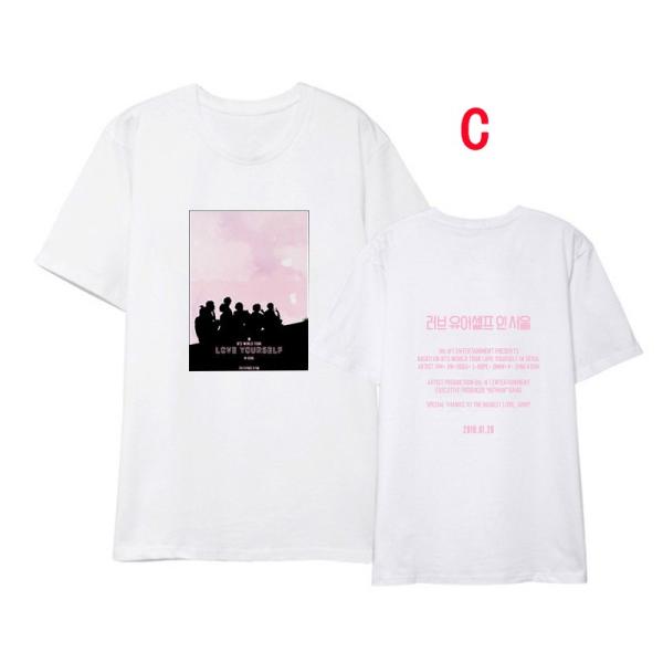 新品 BTS(防弾少年団) LOVE YOURSELF Tシャツ 半袖 打歌服 応援服