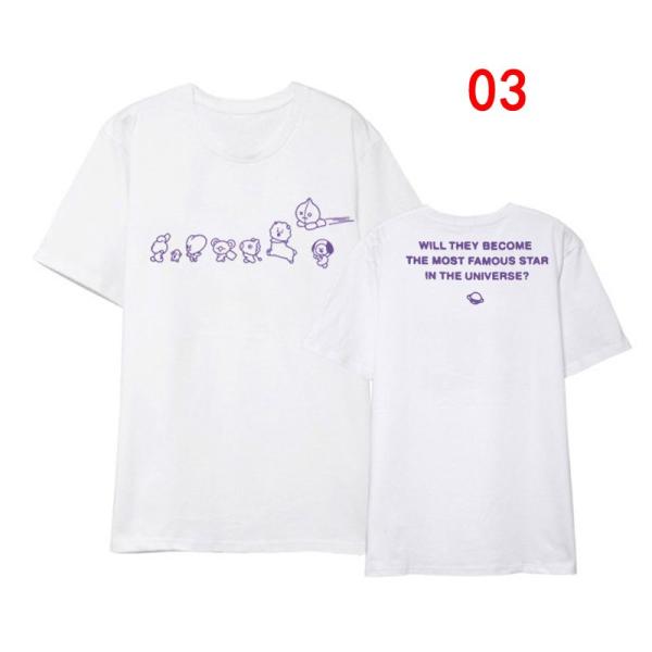 新品 BTS(防弾少年団) BT21 Tシャツ KPOP 半袖 打歌服 応援服 グッズ