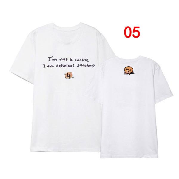 新品 BTS(防弾少年団) BT21 Tシャツ KPOP 半袖 打歌服 応援服 グッズ