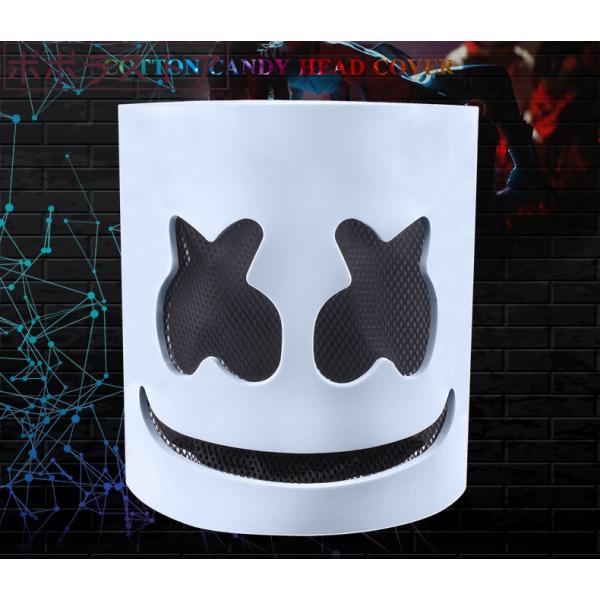 Xcoser マシュメロ マスク marshmello コスプレ グッズ DJ マスク 人気商品 ライブ マスク ラテックス コスチューム 道具  /【Buyee】