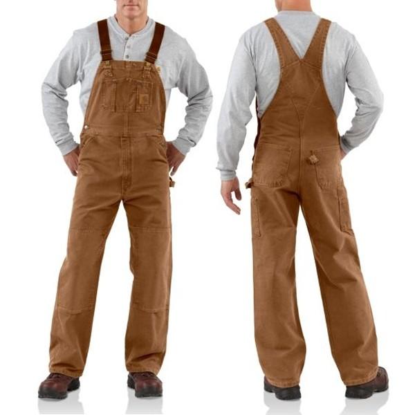 Carhartt r06 sandstone hot sale bib overall