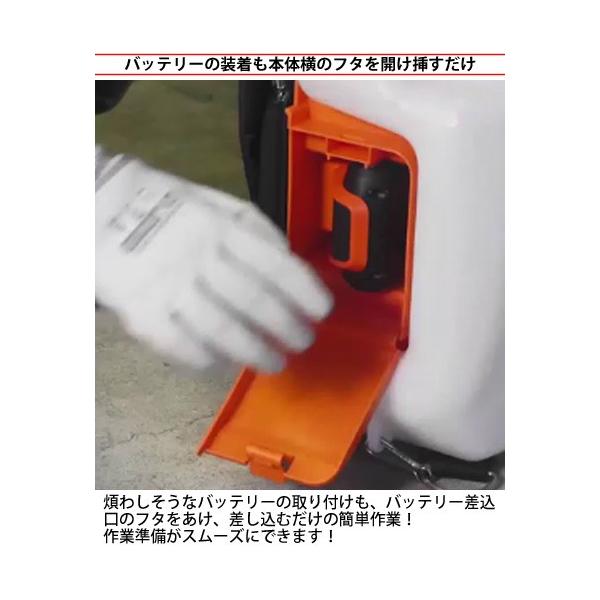 工進噴霧器セット商品電動噴霧器SLS-15 ワイド一頭口噴口DP-162 背負い