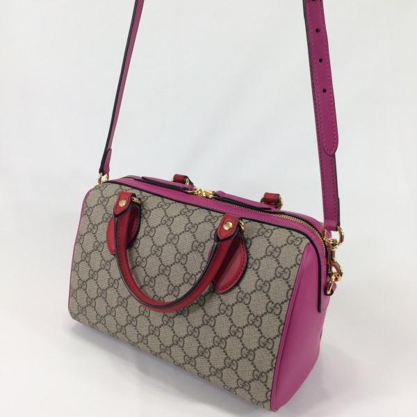 未使用品】 グッチ GUCCI GGスプリーム 2WAY ミニボストンバック