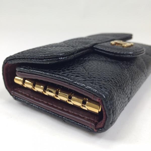 【美品✨】シャネル マトラッセ タイムレス クラシック 6連 キーケース SAランク】CHANEL シャネル マトラッセのタイムレスクラシック6