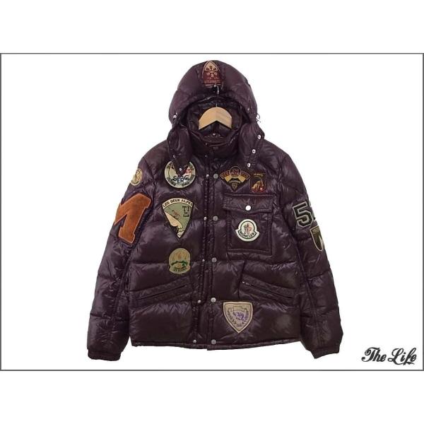 中古 MONCLERモンクレールK2/スペシャル/ダウン2/ワイン/国内正規品